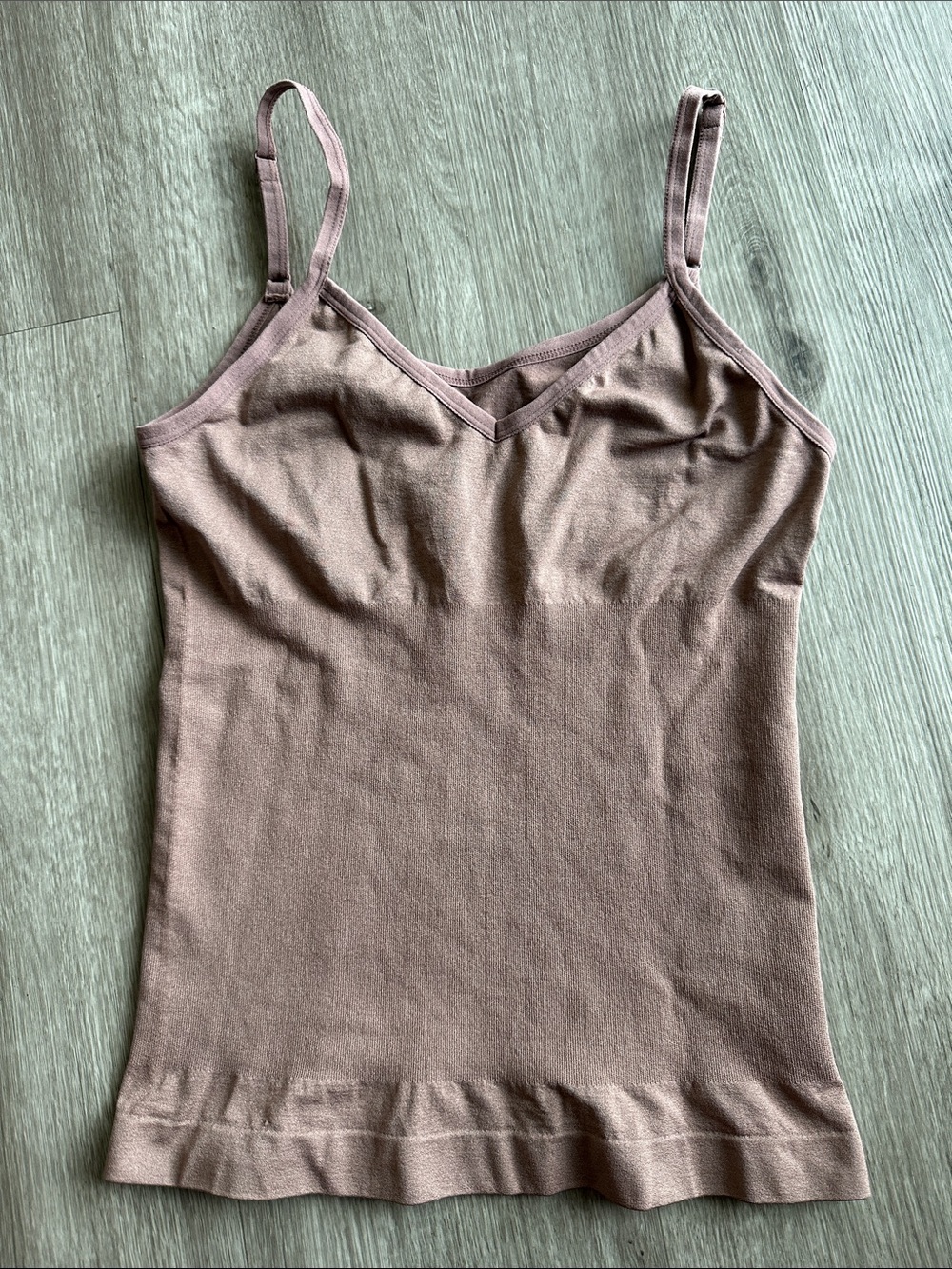 Skinnygirl Dusty Mauve V-Neck Camisole with Adjustable Straps